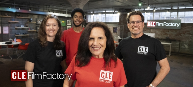 Maria Justin Lisa Andy CLE Film Factory Staff